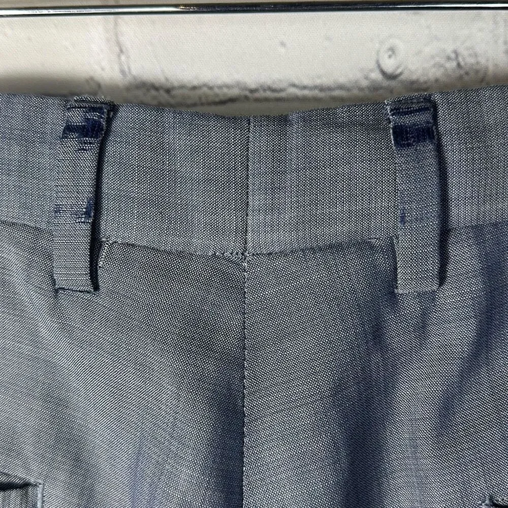Hugo Boss Mens Gray Slim Melancey Wool Blend Dress Pants‎ size 34R FLAWS